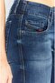 Women Regular Fit Wash Stretchable Denim, Navy - 3