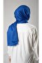 Cobalt Blue Thin Striped Shawl Viscose Fabric Bursa Dolama 202111_24 - 5