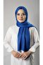 Cobalt Blue Thin Striped Shawl Viscose Fabric Bursa Dolama 202111_24