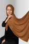 Mustard Plain Classic Shawl Viscose Fabric Lycra Combed Cotton 202101_43 - 3