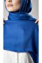 Cobalt Blue Thin Striped Shawl Viscose Fabric Bursa Dolama 202111_24 - 4