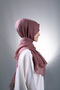 Dusty Rose Plain Classic Shawl Wrapped Shawl 202104_18 - 2