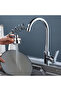 Universal 3 Modes - Pull Faucet, Extender Aerator Sink, Extension Tube Shower - 3