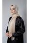 Milk Coffee Plain Classic Shawl Chiffon Fabric Janjan Evening Dress 202108_26 - 2