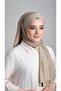 Beige Back Tie Shawl Viscose Fabric Three Stripes 2103_12
