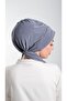 Smoked Practical Ready-To-Wear Hijab Bonnet Cut Fiber Plain 2111_25 - 4