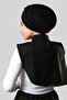 Black Shirt Collared Neck Collar Terikoton Plain 1015_01 - 4