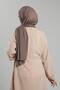 Mink Practical Ready-To-Wear School Shawl Knitted Fabric Plain 2118_10 - 3