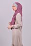 Dusty Rose-silver Back Tied Shawl Chiffon Three-Striped Glitter Pleated 1835_1801 - 2