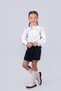 Girl's School Shirt with Scallop Collar 2-5 Years Old - 4