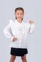 Girl's School Shirt with Bow 5-8 Years Old - 4