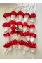 Amigurumi Knitted Mushroom - lip Balm and lip Gloss Case, Bag Accessory, Handmade Gift - 4
