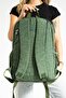 Ultra Light Multi-Pocket Waterproof Backpack Unisex Khaki Green (Model: 571-1D) - 3