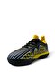 Pele Orthopedic Boys' Black/Yellow Astroturf Field Shoes - 3