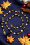 Baltic Amber Multicolor Children's and Baby Teeth Necklace 33-36 cm Gift Natural Amber - 5