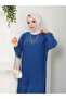 New Season Self-Plissee Stylish Skirt Look Trousers Tunic Suit - 5