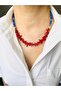Red Coral Natural Stone Necklace - 3