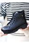 (Astara) Genuine Leather Adjustable Lace Detailed Zippered Inside Orthopedic Ankle Boots