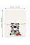 Hand Drawing New Year's Shop Themed Laser Cutting Oven Cover - 3