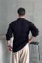 Men's Ribbed Knitted Oversize Sweater - 4