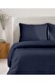100% Cotton Akfil Duvet Cover Set Double 200X220 cm Navy Blue - 2