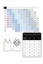 Cream Women's Ecovero ™ Viscose Chest Cup Cross Back Strap Tank Top - 8