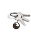 Bronze Color 30mm Wave Figured Keychain - 6