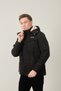 Water and Wind Proof Removable Hooded Men's Coat - 2