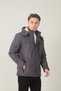 Water and Wind Resistant Removable Hooded Men's Jacket - 3