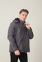 Water and Wind Proof Removable Hooded Men's Coat - 6