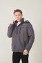 Water and Wind Resistant Removable Hooded Men's Jacket