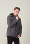 Water and Wind Proof Removable Hooded Men's Coat - 5