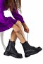 Thick and High Sole Casual Boots Women's Boots Black - 4