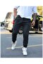 Black Jogger Loose Fit Stretchy Comfortable Fabric Sweatpants