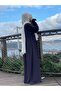 Women's Hijab Robe Ferace Medina Silk Anthracite - 4