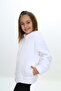 Hooded Zippered Plush Kids Coat - 3