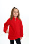 Hooded Zippered Plush Kids Coat - 3