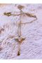 Steel |   Princess Wing Necklace (Gold - 45 cm) - 2