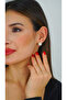 Vintage Round Diamond Monture Model Zircon Earrings 0129 - 3