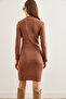 Women's Chocolate Lycra Raised Camisole Dress Elb- 19000751 - 7