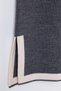 Anthracite Color Block Knitwear Cardigan Pants Top and Bottom Set Tctaw25Us00019 - 9