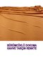 لون القرفة البني المنسوج المتعرج (العرض 140 سم × الطول 200 سم)