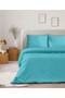 100% Cotton Akfil Duvet Cover Set Double 200X220 cm Turquoise