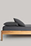 Percale Basic 2-Piece Pillowcase Anthracite 50X70