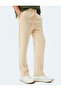 Cotton Blend Pocket Detailed Regular Fit Fleece-Lined Lace-Up Waist Winter Sweatpants - 3