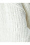 V-Neck Long Sleeve Oversize Sweater - 6