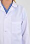 Unisex White Alpaca Vizit Apron Classic Collar Doctor Nurse Apron - 3