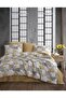 Cotton Double Duvet Cover Set - Ranforce Fabric Pera Bed Sheet Duvet Cover Pillow - 2