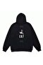 RONALDO design printed Black Hooded unisex Sweatshirt 98X