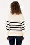 Women's Cream Crew Neck Sweater 50297070-Vr071 - 5